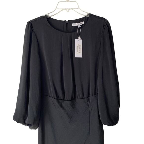 Baltic Born NWTs High Line Black Midi Dress size medium - Picture 3 of 8